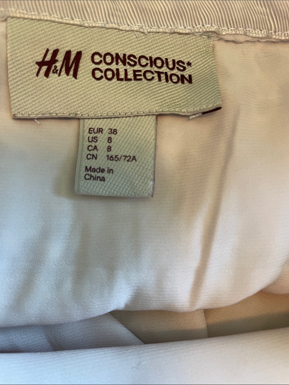 H&M Lace Crochet Midi Skirt in Beige - Picture 2 of 3